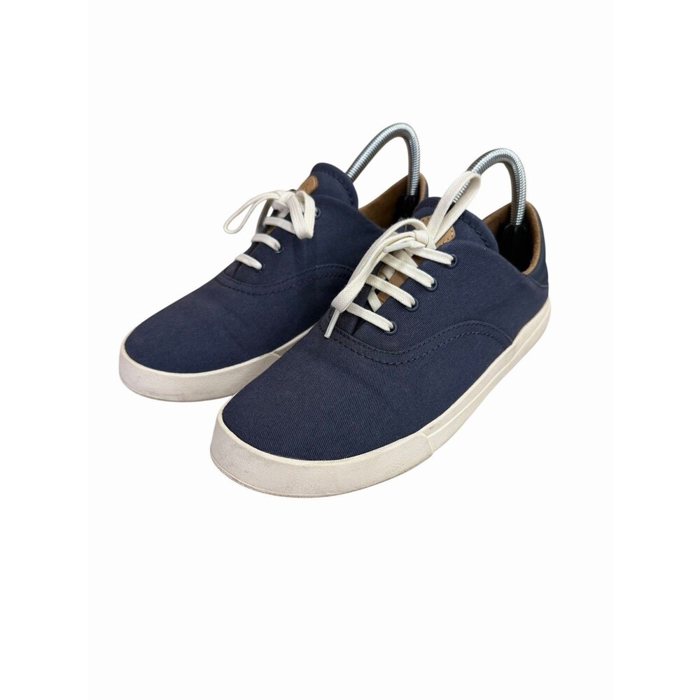 OLUKAI Kohu Women's 8.5 Everyday Casual Sneakers Navy Blue Slip On Shoes